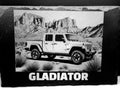 Laser Engraved Slate - Jeep Gladiator (8 x 12)