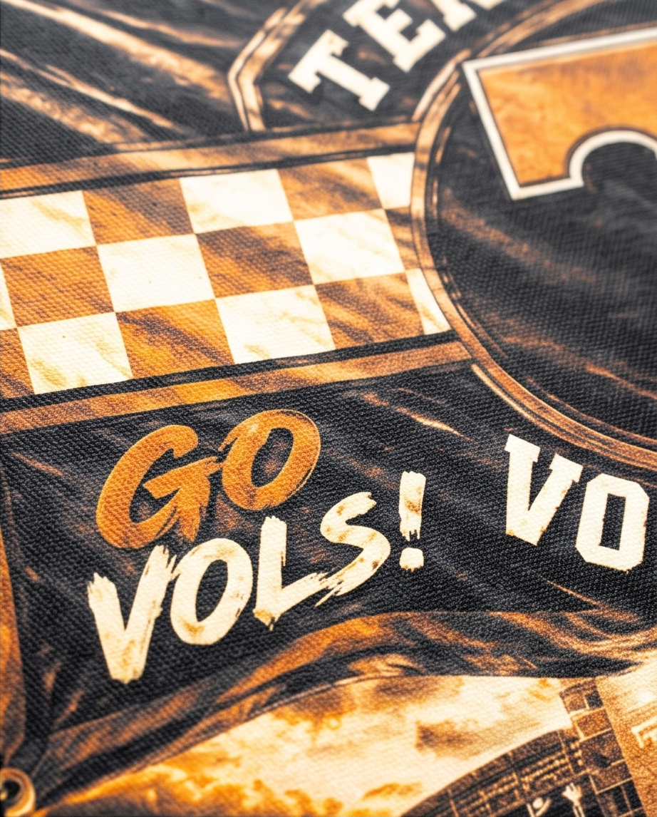 Laser Engraved Painted Canvas - Tennessee Volunteers (9 x 12)