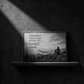 Laser Engraved Slate - Inspirational "The best view" (8 x 12)